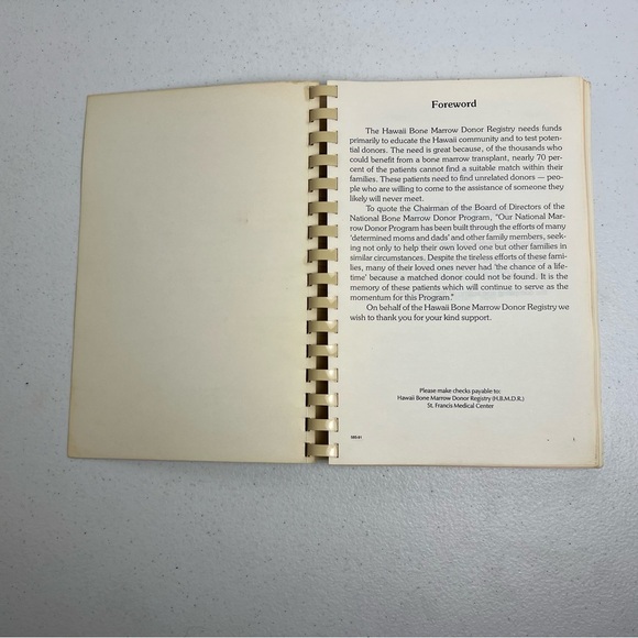 Maui’s Marvelous Munchies VTG Spiral Cookbook Hawaii Bone Marrow Donor Society - Picture 5 of 14